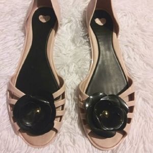 Mel By Melissa Ladies Bow Flats, US 10